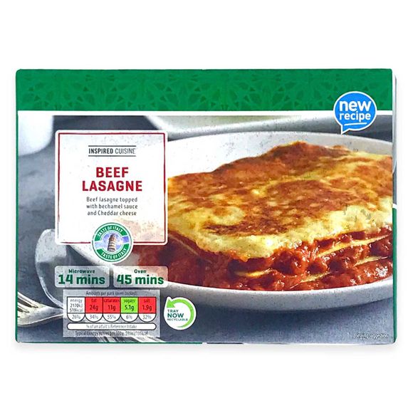 Inspired Cuisine Beef Lasagne 400g