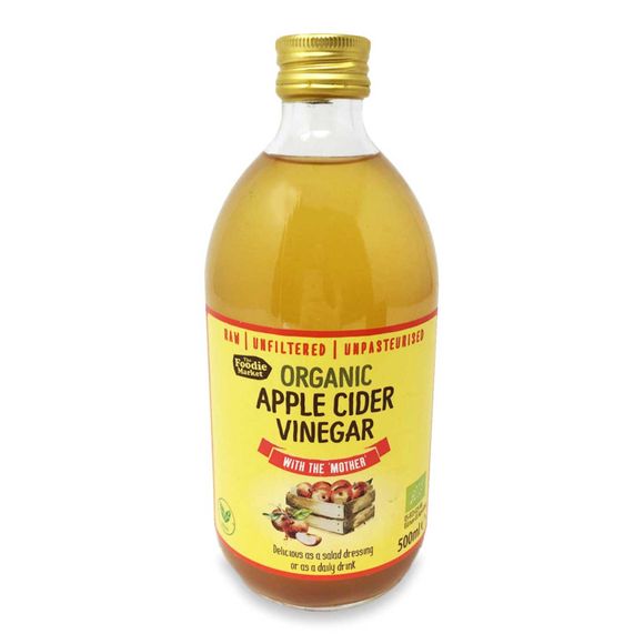 Foodie Market Organic Apple Cider Vinegar With The Mother 500ml