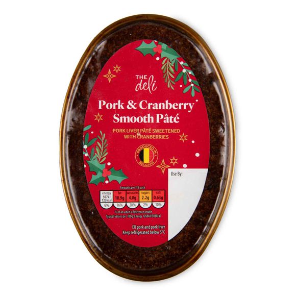 The Deli Pork & Cranberry Smooth Pâté 200g