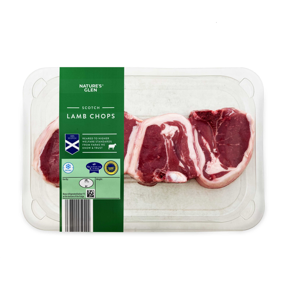 Nature's Glen Scotch Lamb Chops 340g