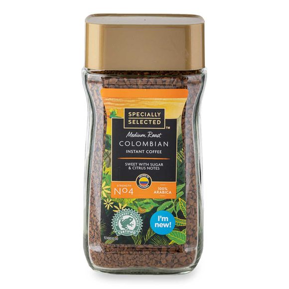 Specially Selected Medium Roast Colombian 100% Arabica Instant Coffee 100g