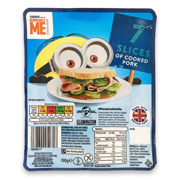 Despicable Me Cooked Pork Slices 100g/7 Pack