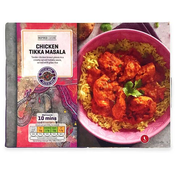 Inspired Cuisine Chicken Tikka Masala With Pilau Rice 400g