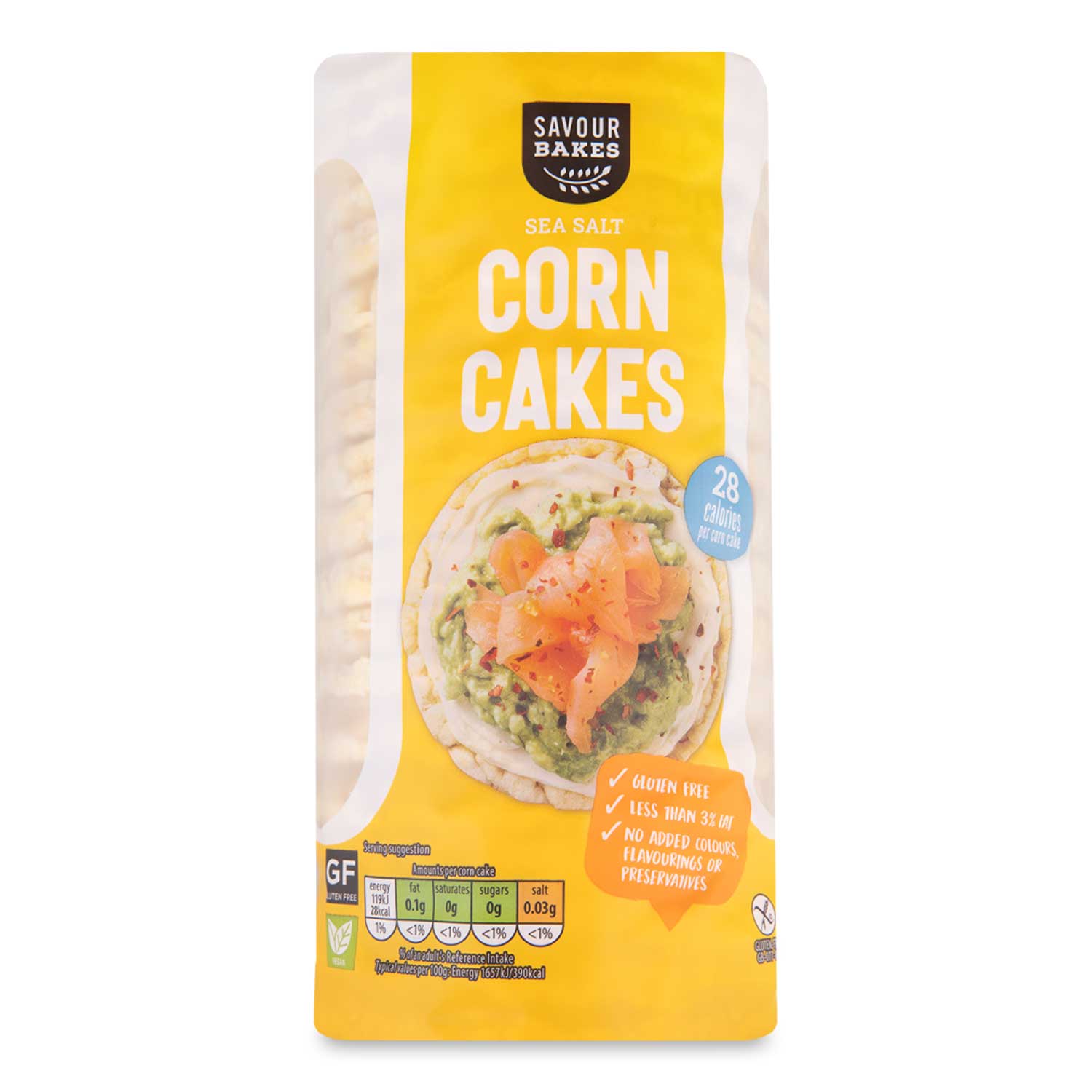 Harvest Morn Corn Cakes 130g