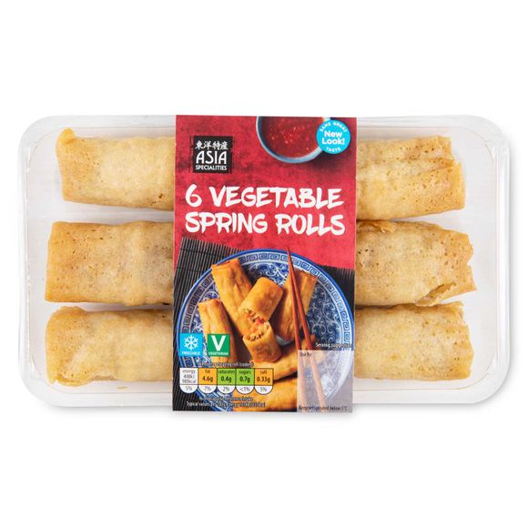 Inspired Cuisine Vegetable Spring Rolls 240g/6 Pack