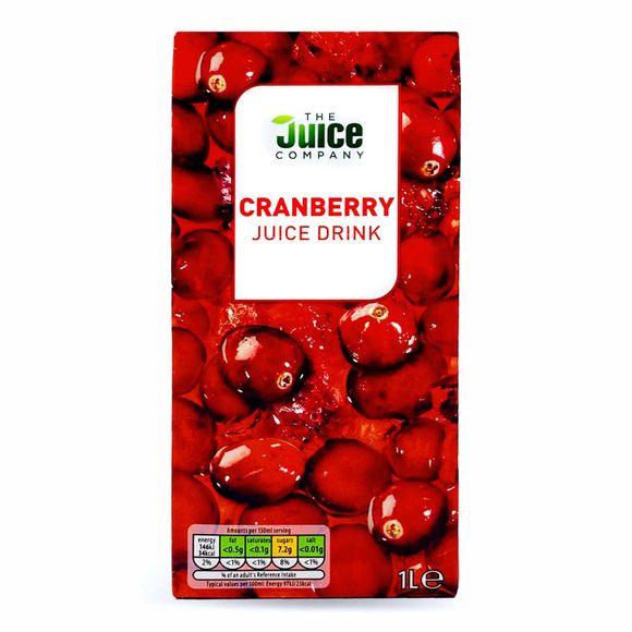 The Juice Company Cranberry Juice Drink 1l