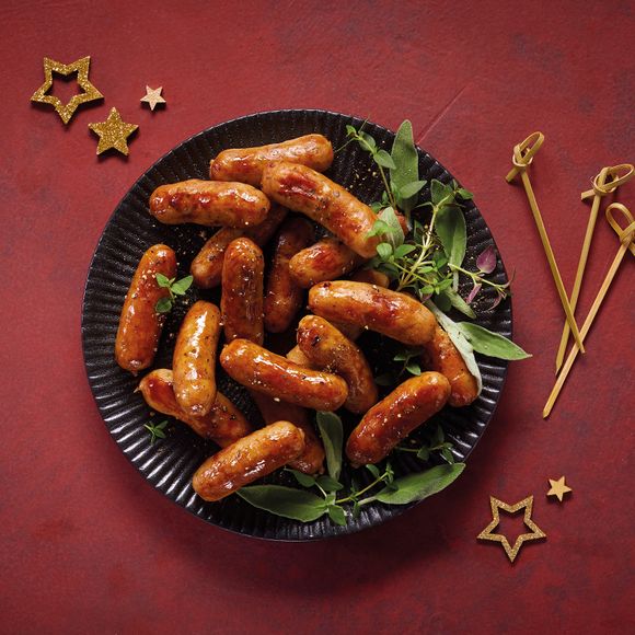 Specially Selected 18 British Pork Cocktail Sausages 270g