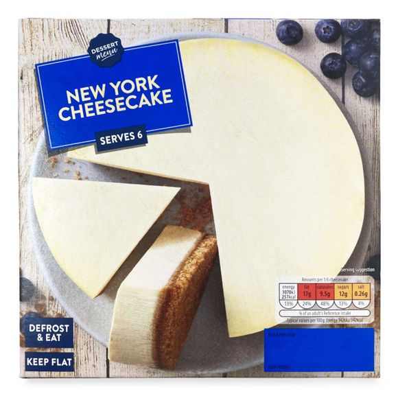 Dessert Menu New York Cheesecake 450g