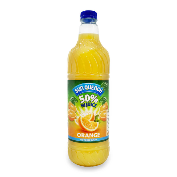 Sun Quench 50% High Juice Orange Squash 1l