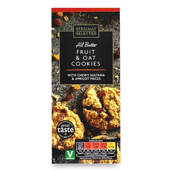 Specially Selected All Butter Fruit & Oat Cookies 200g