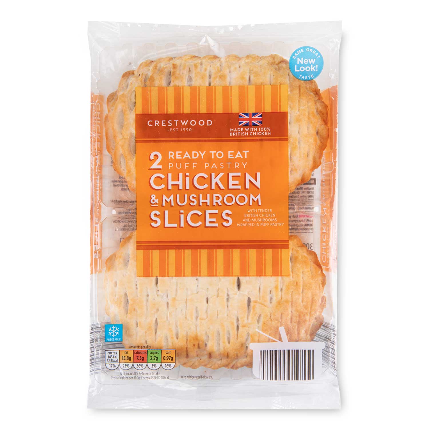 Crestwood Chicken & Mushroom Slices 300g/2 Pack