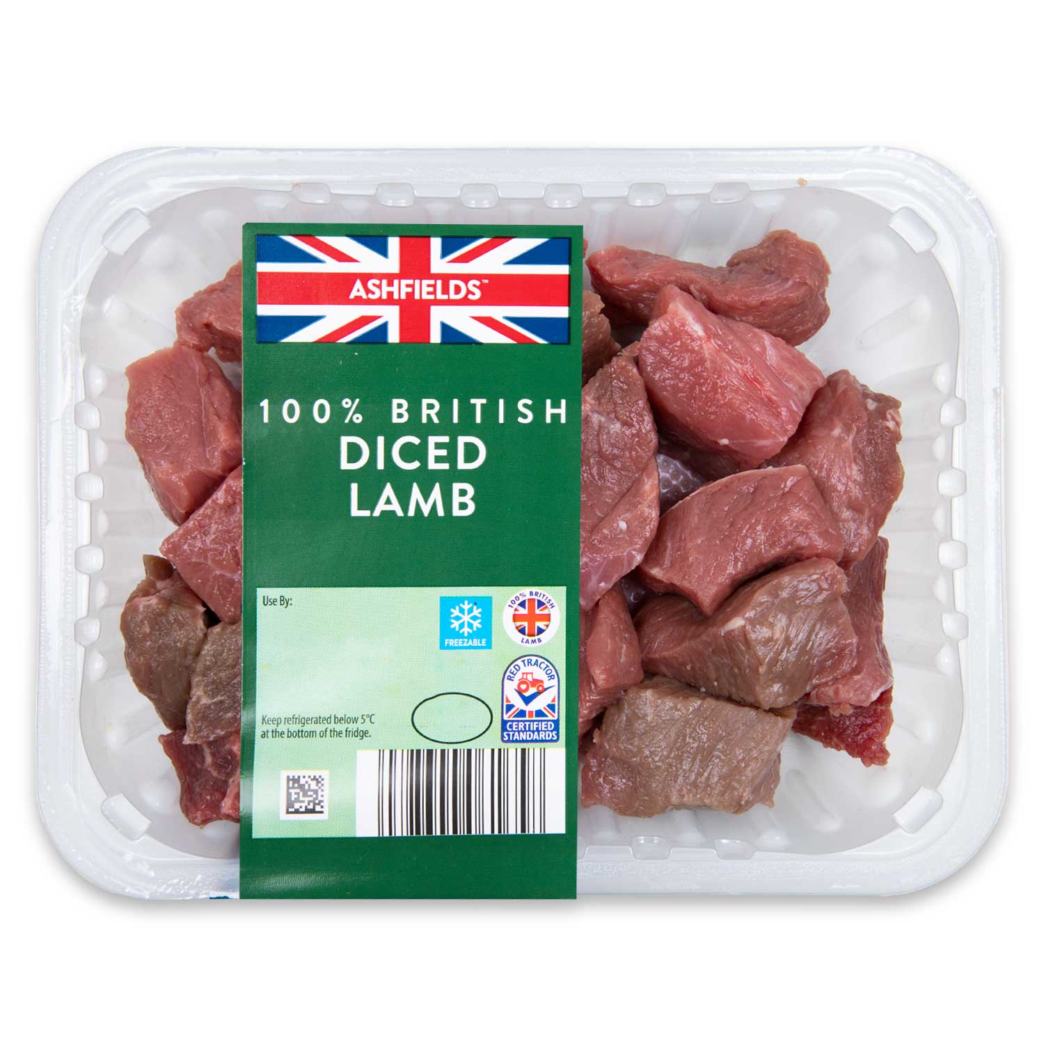 Ashfields 100% British Diced Lamb 300g