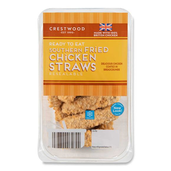 Crestwood Savoury Snacks Southern Fried Chicken Straws 168g