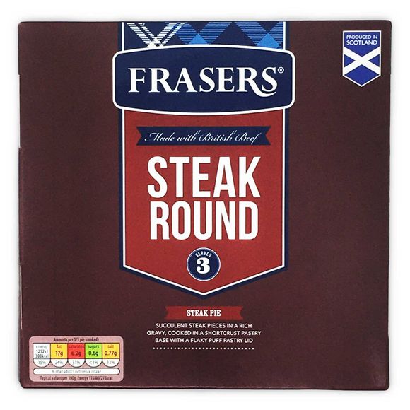 Frasers Steak Round 330g