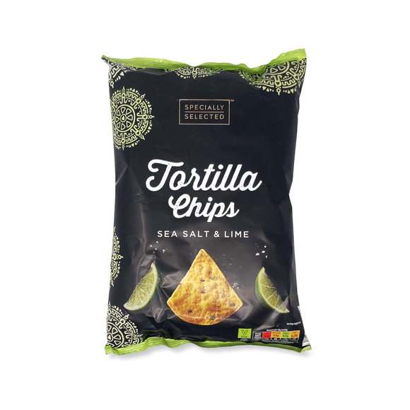 Specially Selected Sea Salt & Lime Tortilla Chips 160g