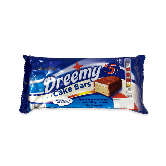 Dairyfine Dreemy Cake Bars 117g