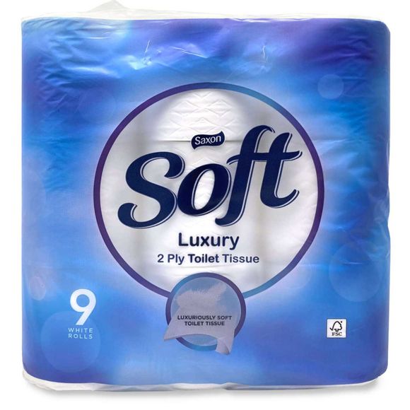 Saxon Luxury Toilet Tissue 9 Pack