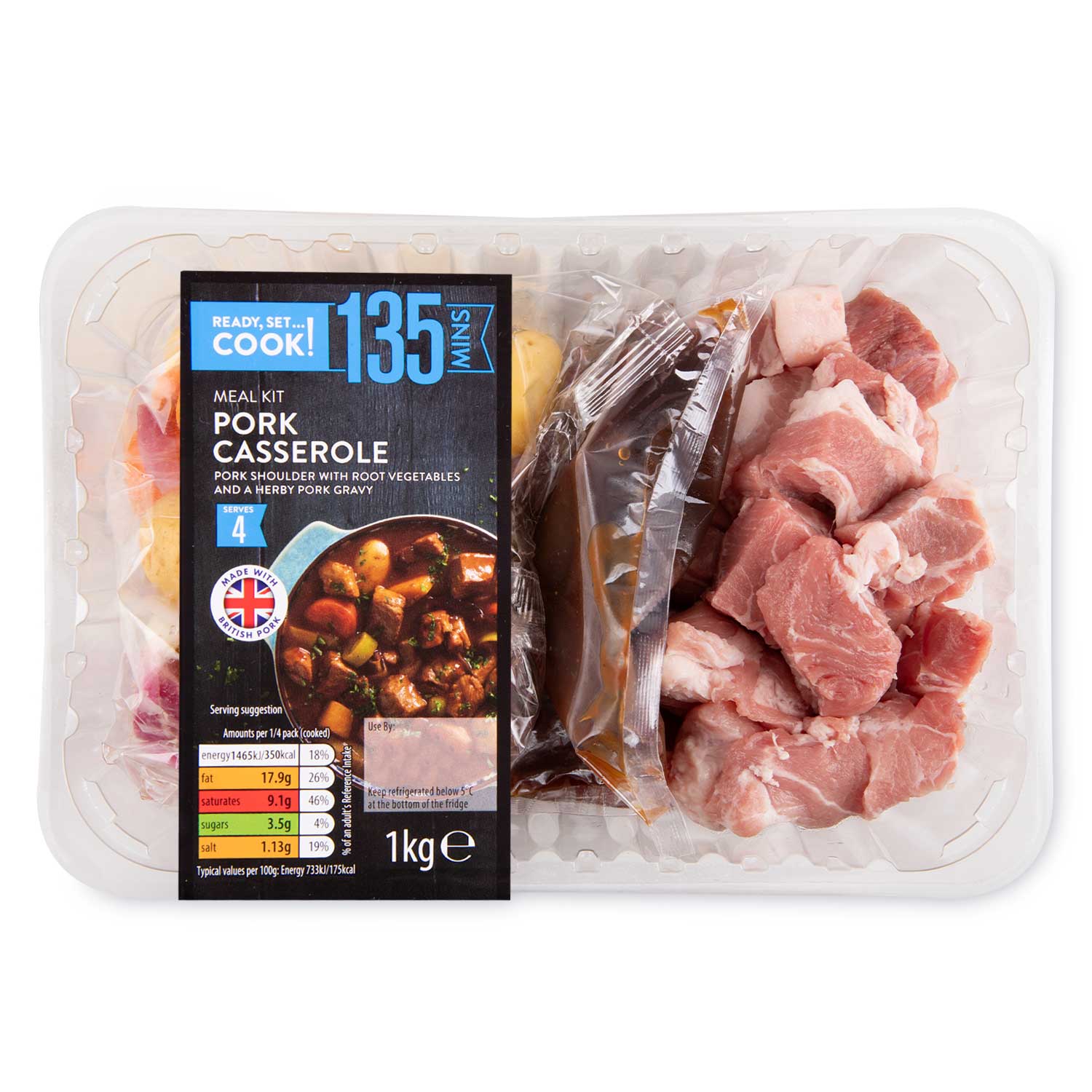 Ready, Set…Cook! Pork Casserole Meal Kit 1kg