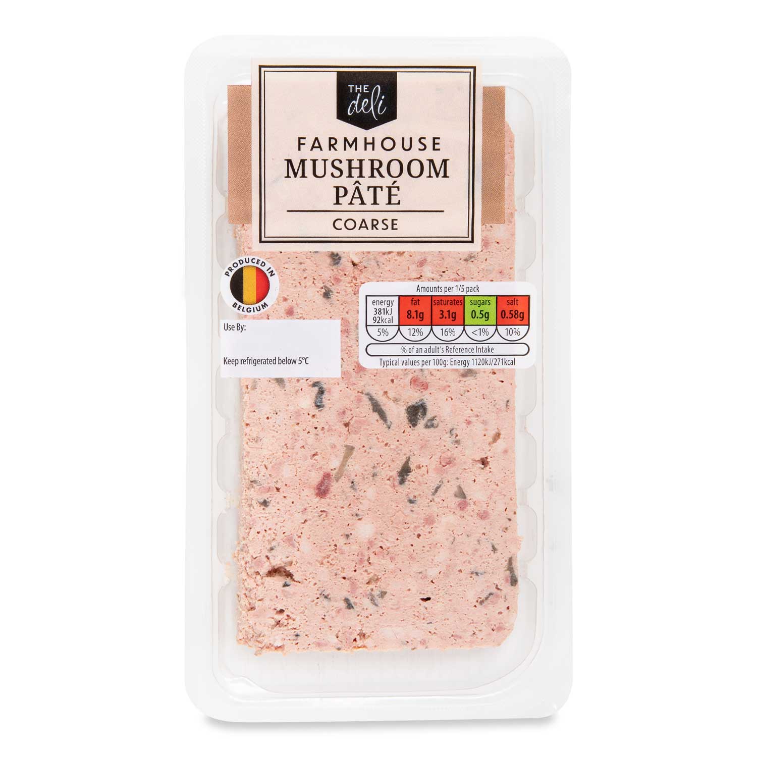 The Deli Farmhouse Pâté With Mushroom 170g