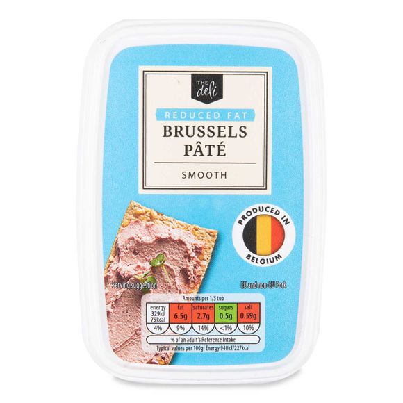 The Deli Smooth Reduced Fat Brussels Pâté 175g