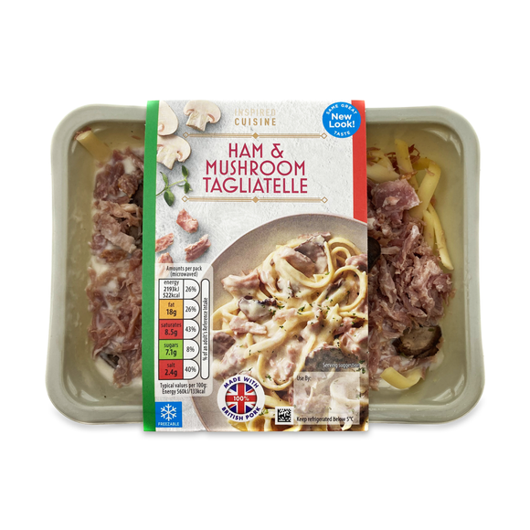 Inspired Cuisine Ham & Mushroom Tagliatelle 400g