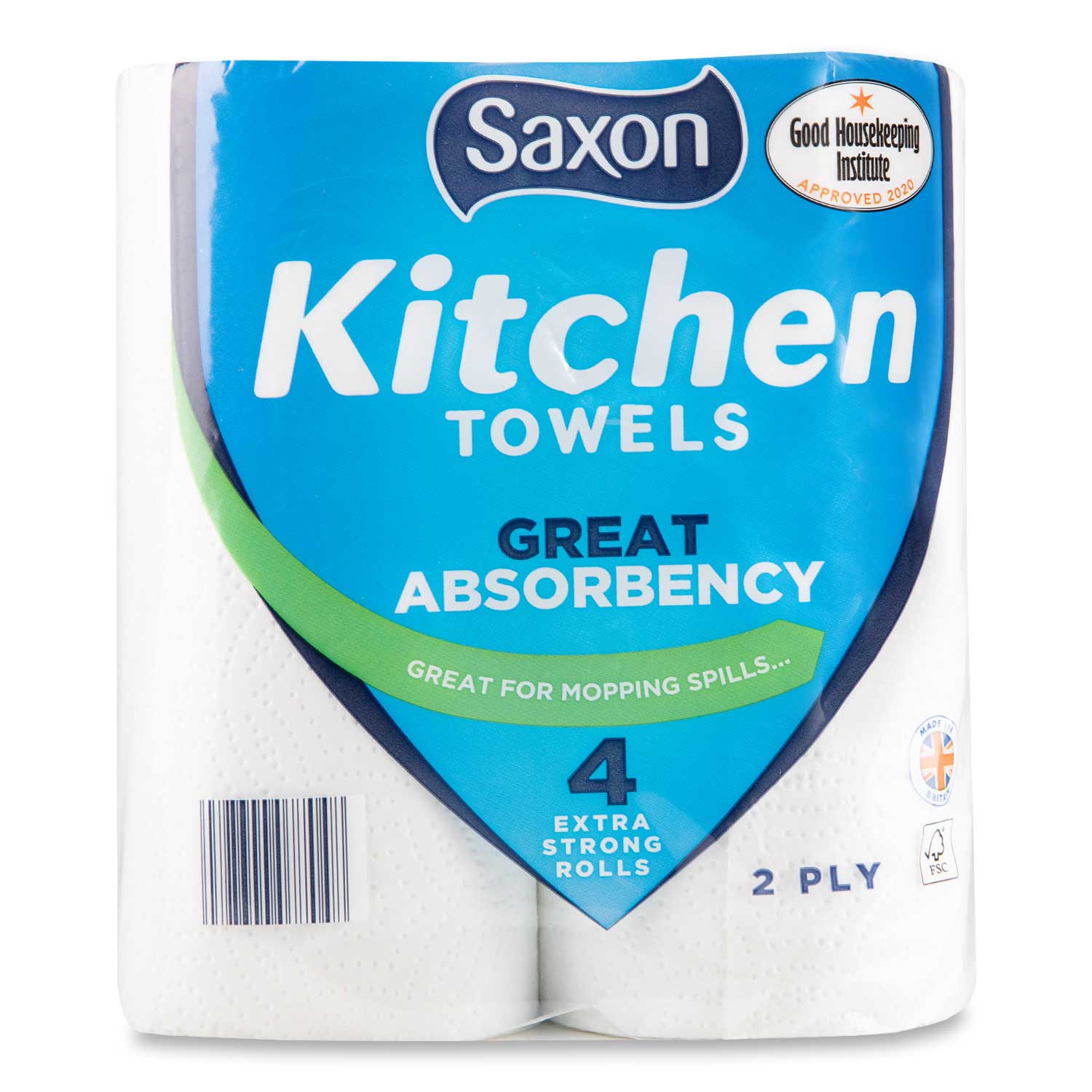 Saxon Standard Kitchen Towel 4 Pack