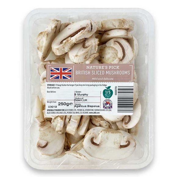 Nature's Pick Sliced Mushrooms 250g