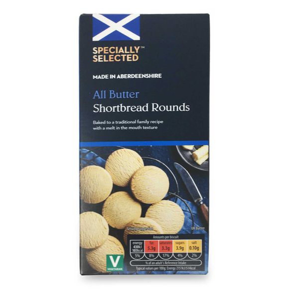 Specially Selected Scottish All Butter Shortbread Rounds 160g