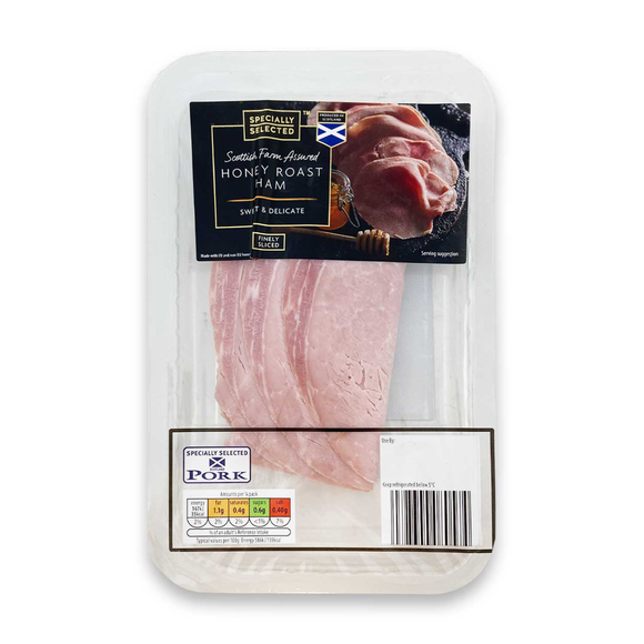 Specially Selected Farmed Assured Scottish Pork Honey Roast Ham 100g