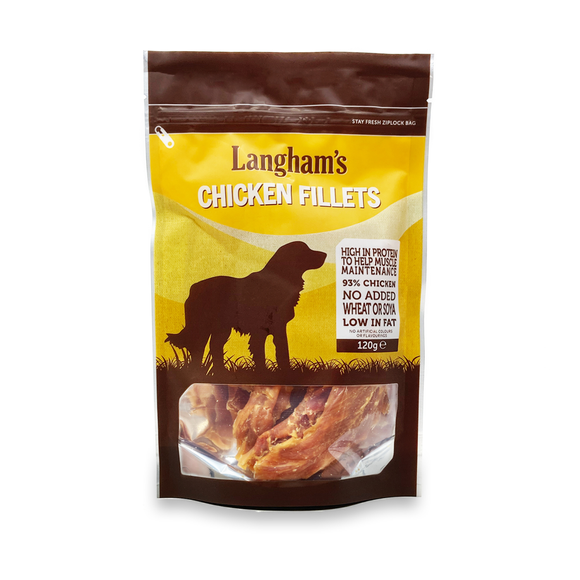 Premium Companion Natural Dog Treats - Chicken Fillets 120g