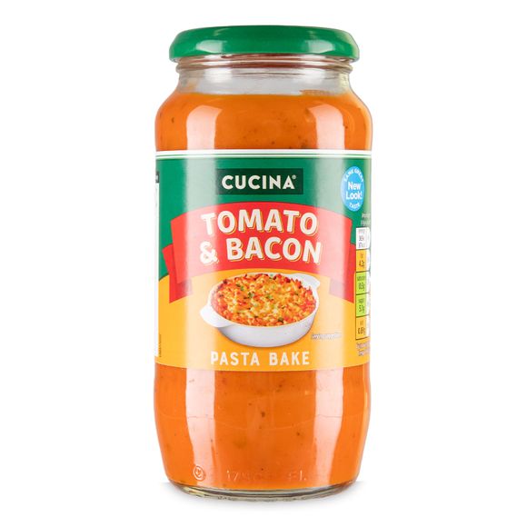 Cucina Tomato & Bacon Pasta Bake Sauce 495g