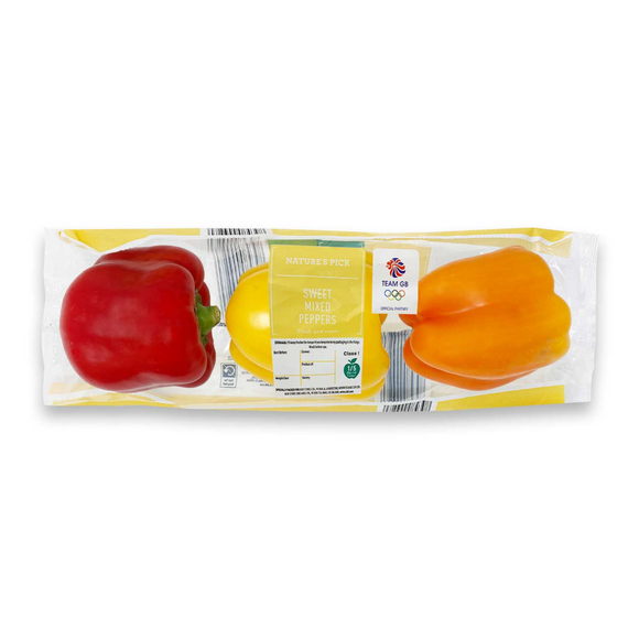 Nature's Pick Mixed Sweet Peppers 3 Pack