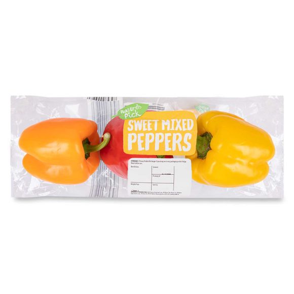 Nature's Pick Mixed Sweet Peppers 3 Pack