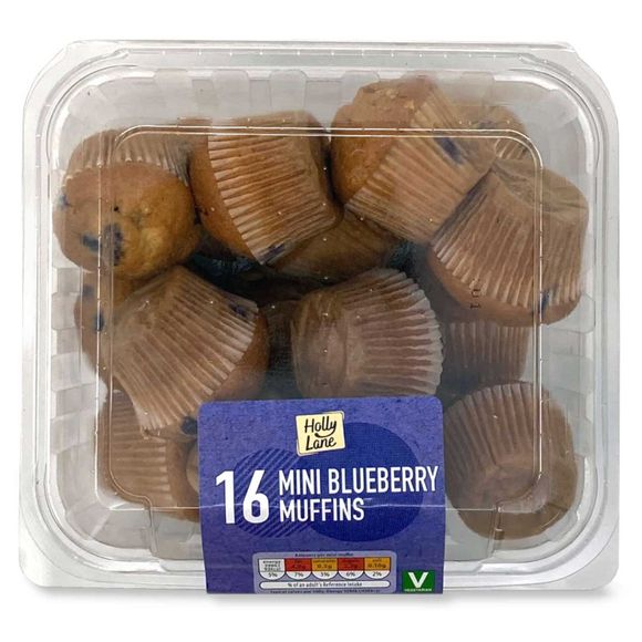 Village Bakery Mini Blueberry Muffins 380g/16 Pack