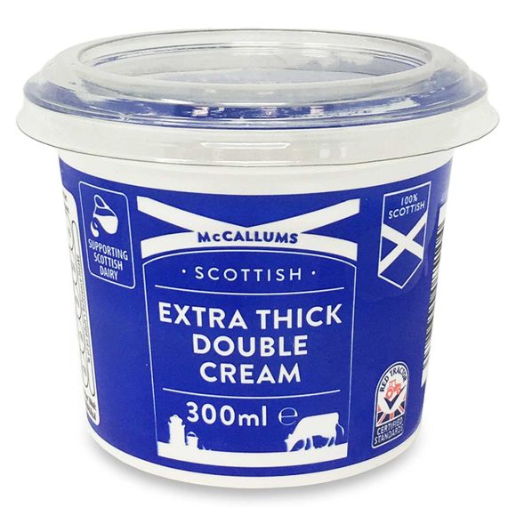 McCallums Scottish Extra Thick Double Cream 300ml