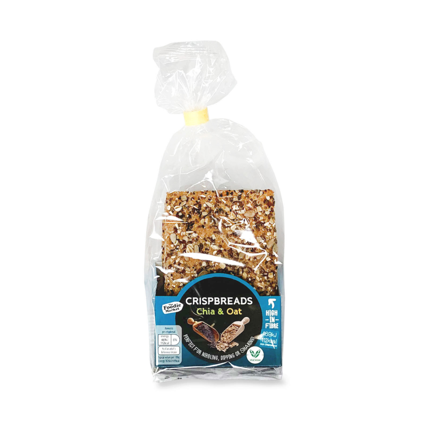 Foodie Market Crispbreads Chia & Oat 150g