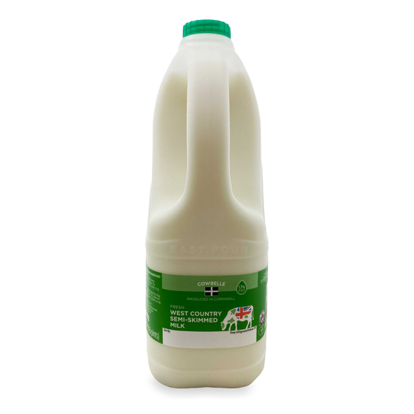 Cowbelle West Country Semi-skimmed Milk 1.7% Fat 6 Pints/3.41l