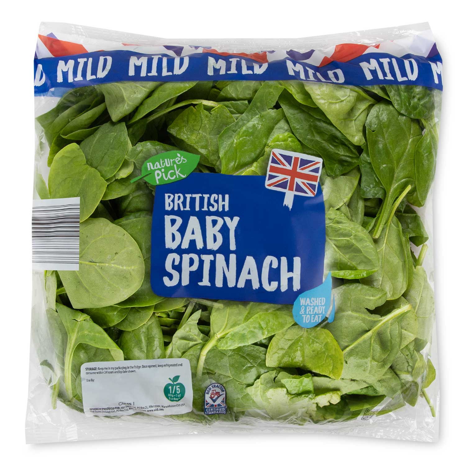 Nature's Pick Baby Spinach 240g