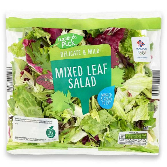 Nature's Pick Mixed Leaf Salad 120g