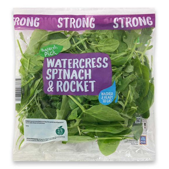 Nature's Pick Watercress, Spinach & Rocket Salad 80g