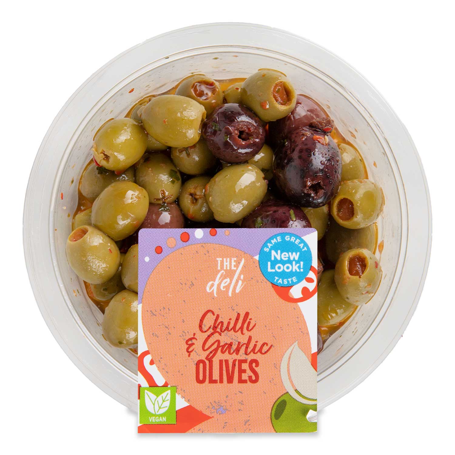 The Deli Chilli & Garlic Olives 150g (140g Drained)