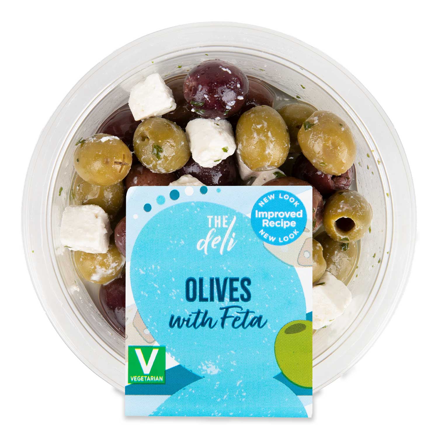 The Deli Olives With Feta 150g (133g Drained)