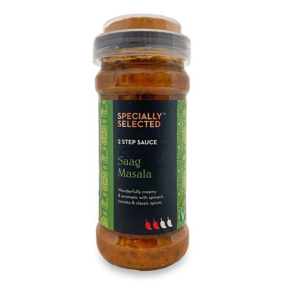 Specially Selected 2 Step Saag Masala Curry Sauce 360g