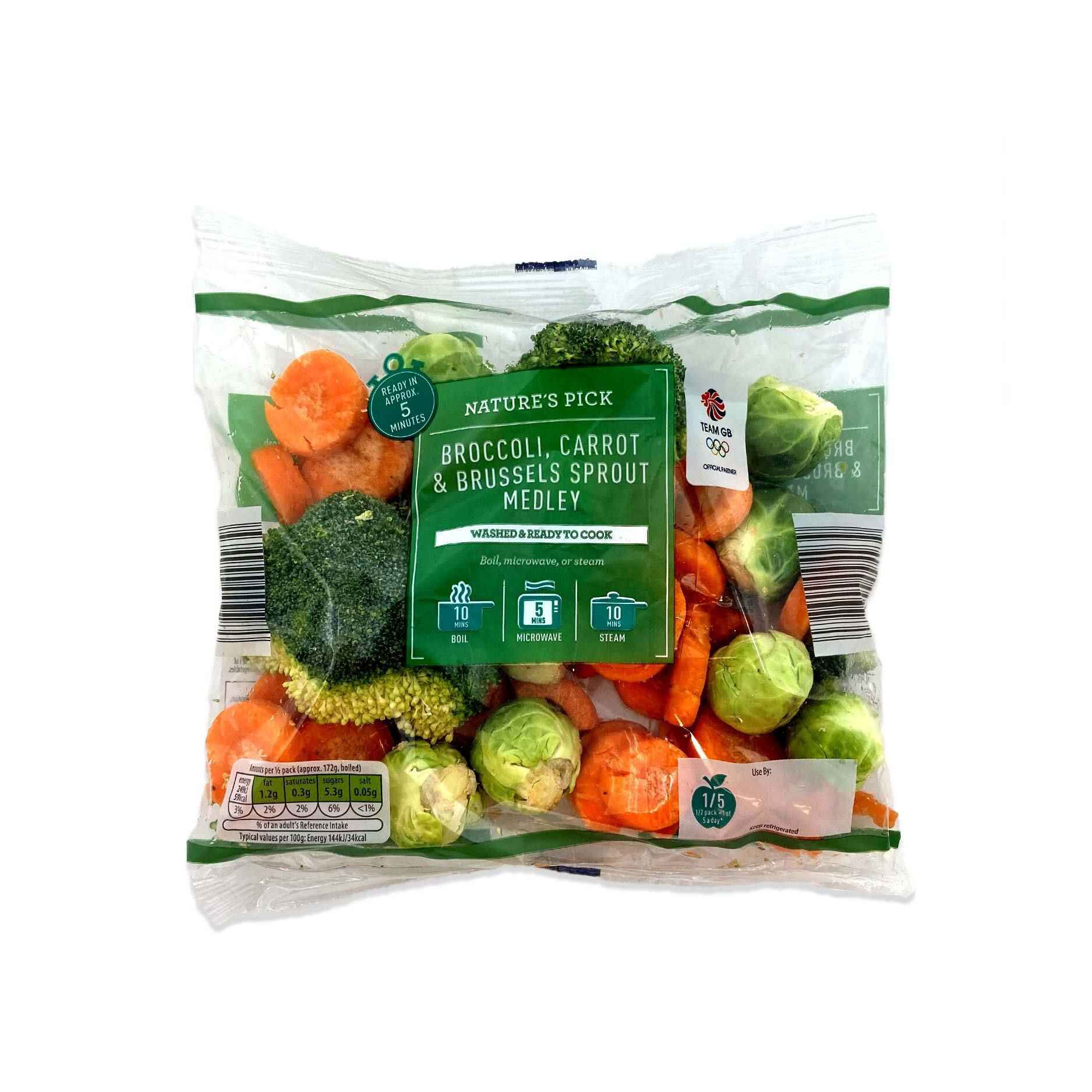 Nature's Pick Vegetable Medleys 240g