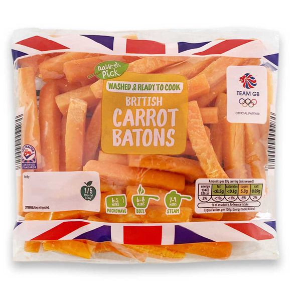 Nature's Pick Carrot Batons 400g