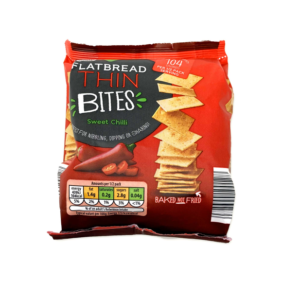 Foodie Market Flatbread Thin Bites Sweet Chilli 50g