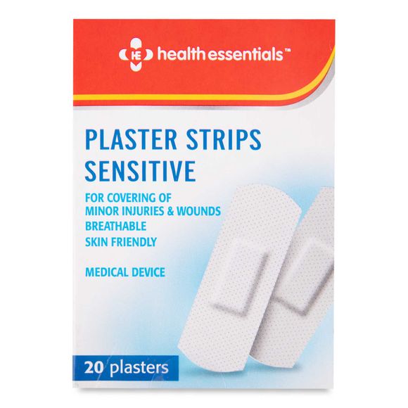 Health Essentials Plasters - Sesnitive Strips 19.35g