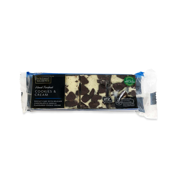 Specially Selected Hand Finished Cookies & Cream Slices 160g