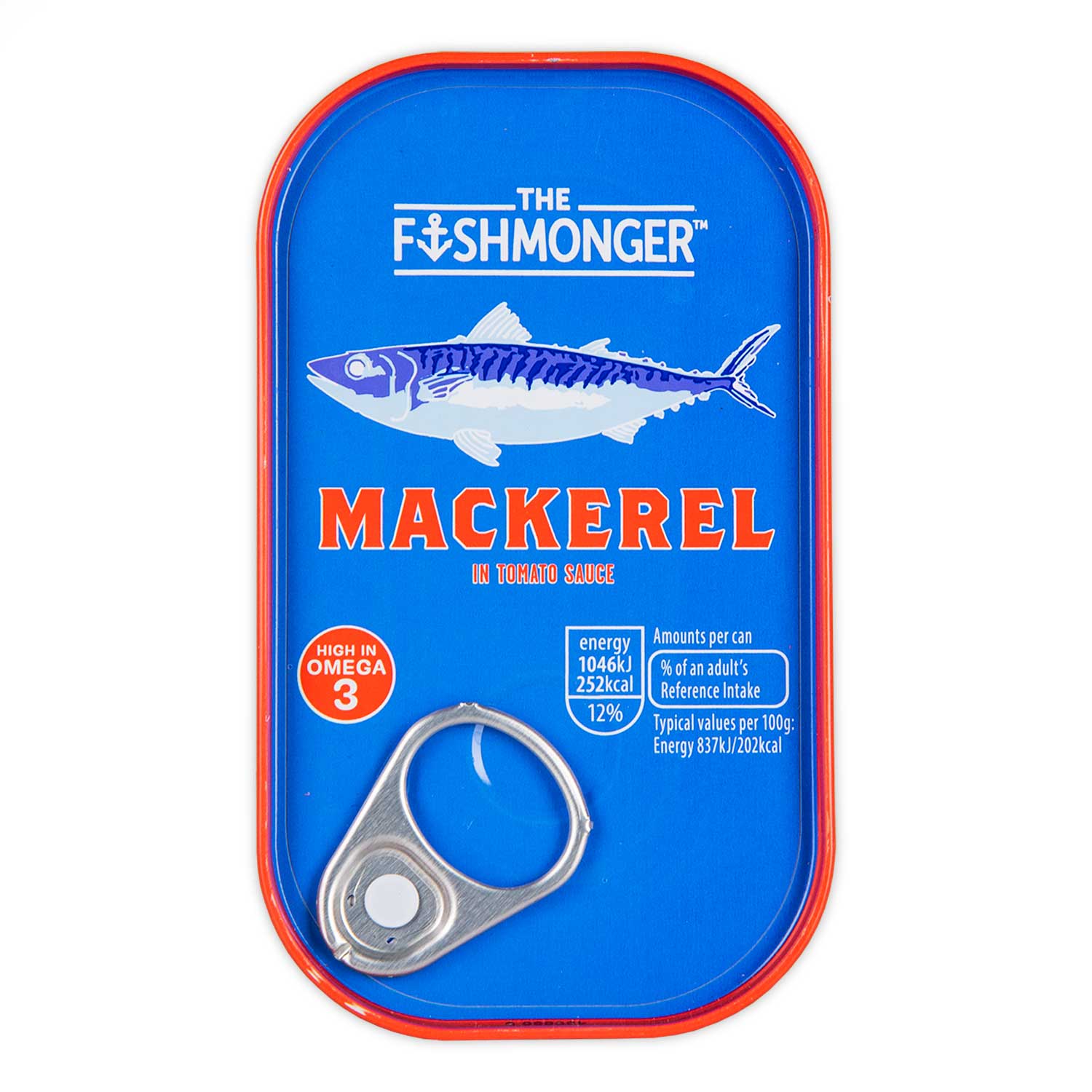 The Fishmonger Mackerel In Tomato Sauce 125g