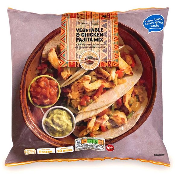 Inspired Cuisine Vegetable & Chicken Fajita Mix 700g